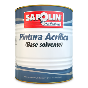 Pintura acrílica base solvente